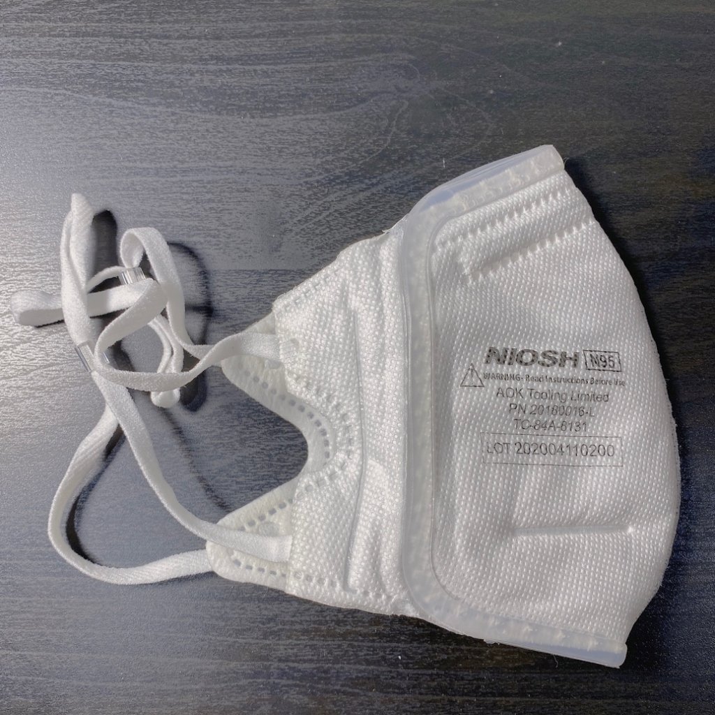 10pcs Foldable N95 Face Mask Niosh Approved Full Block Protection